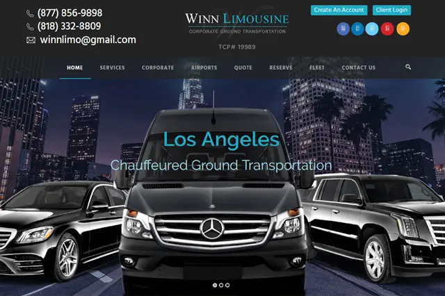 Transportation Custom Web Design