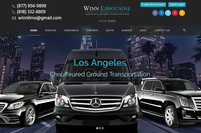 transportation web design