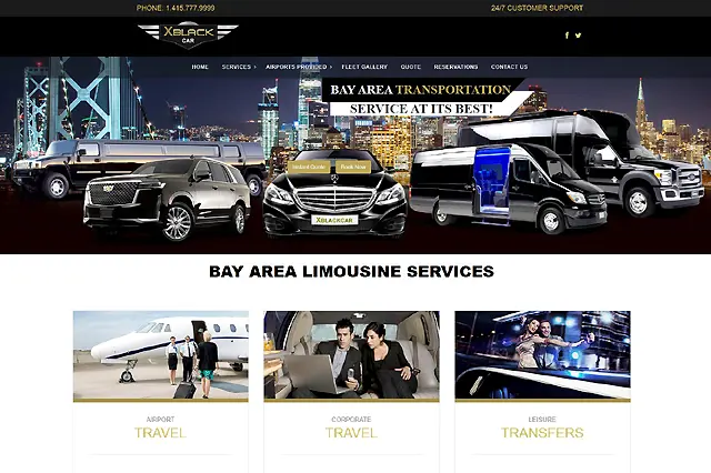 transportation web design